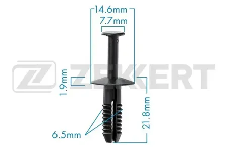 ZEKKERT BE1187 Клипса крепёжная BMW (миним. кол-во заказа 10 шт)