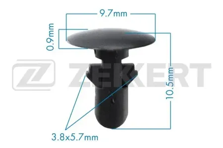 ZEKKERT BE1373 Клипса крепёжная Nissan (миним. кол-во заказа 10 шт)