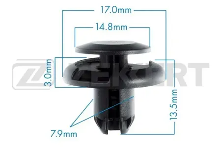 ZEKKERT BE1385 Клипса крепёжная Mazda , Toyota (миним. кол-во заказа 10 шт)