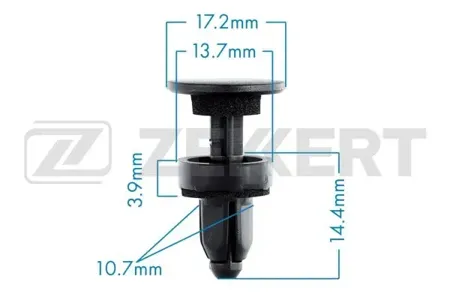 ZEKKERT BE1547 Клипса крепёжная Honda (миним. кол-во заказа 10 шт)