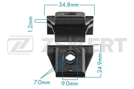 ZEKKERT BE1616 Клипса крепёжная Toyota (миним. кол-во заказа 10 шт)