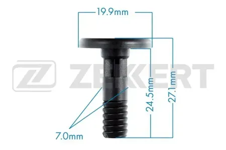 ZEKKERT BE1739 Клипса крепёжная BMW (миним. кол-во заказа 10 шт)