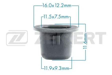 ZEKKERT BE1828 Клипса крепёжная Nissan (миним. кол-во заказа 10 шт)