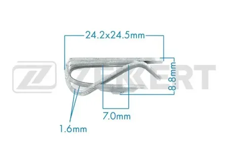 ZEKKERT BE2019 Зажим VAG , Volvo (миним. кол-во заказа 10 шт)