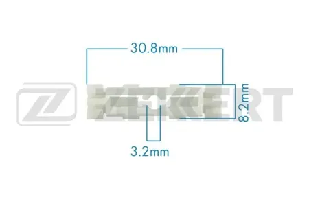 ZEKKERT BE2243 Клипса крепёжная VAG (миним. кол-во заказа 10 шт)