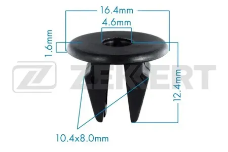 ZEKKERT BE2251 Клипса крепёжная Hyundai (миним. кол-во заказа 10 шт)