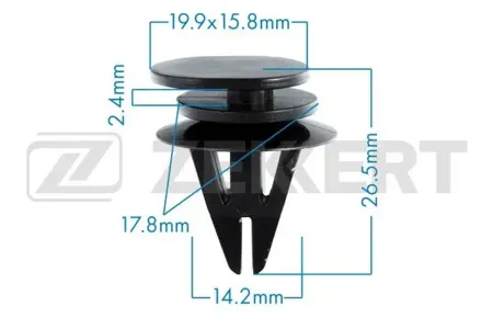 ZEKKERT BE2261 Клипса крепёжная BMW (миним. кол-во заказа 10 шт)
