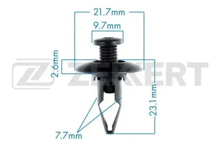ZEKKERT BE2299 Клипса крепёжная Nissan (миним. кол-во заказа 10 шт)