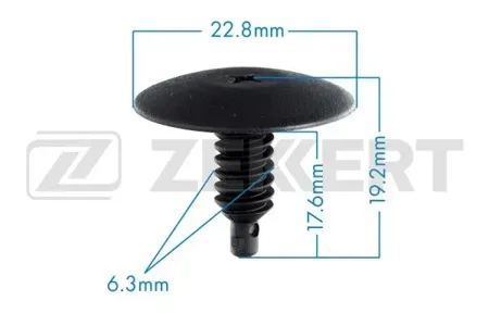 ZEKKERT BE2327 Клипса крепёжная VAG (миним. кол-во заказа 10 шт)