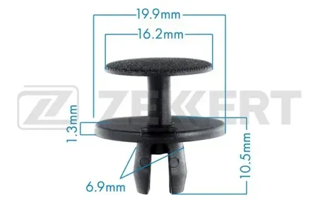 ZEKKERT BE2340 Клипса крепёжная BMW (миним. кол-во заказа 10 шт)
