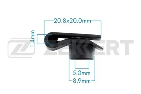 ZEKKERT BE2402 Зажим Nissan (миним. кол-во заказа 10 шт)