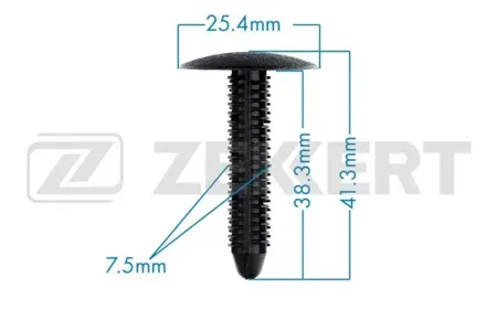 ZEKKERT BE2534 Клипса крепёжная Ford (миним. кол-во заказа 10 шт)