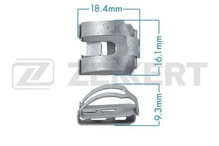 ZEKKERT BE2584 Зажим Mercedes (миним. кол-во заказа 10 шт)
