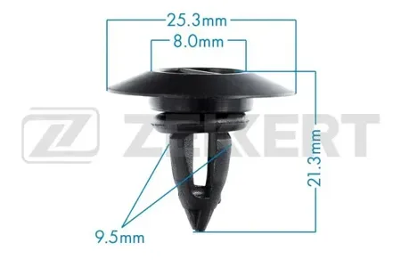 ZEKKERT BE2653 Клипса крепёжная BMW (миним. кол-во заказа 10 шт)