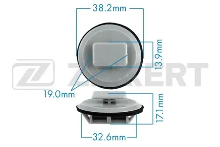 ZEKKERT BE2685 Клипса крепёжная Mazda (миним. кол-во заказа 10 шт)