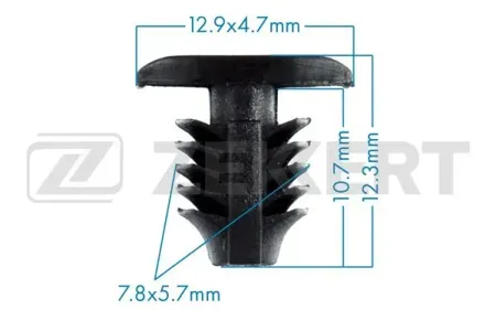 ZEKKERT BE2719 Клипса крепёжная Hyundai , Kia (миним. кол-во заказа 10 шт)