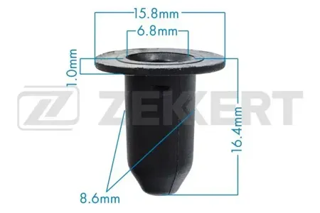 ZEKKERT BE3159 Клипса крепёжная VAG (миним. кол-во заказа 10 шт)