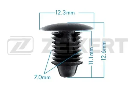 ZEKKERT BE3179 Клипса крепёжная General Motors (миним. кол-во заказа 10 шт)