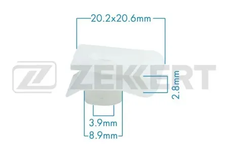 ZEKKERT BE3417 Зажим Nissan , Renault (миним. кол-во заказа 10 шт)
