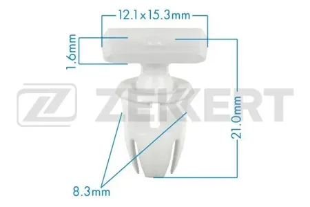 ZEKKERT BE3503 Клипса крепёжная Mercedes (миним. кол-во заказа 10 шт)