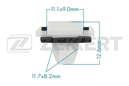 ZEKKERT BE3540 Клипса крепёжная Hyundai (миним. кол-во заказа 10 шт)