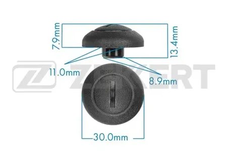 ZEKKERT BE3553 Клипса крепёжная Hyundai (миним. кол-во заказа 10 шт)