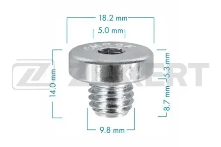 ZEKKERT BE3575 Пробка сливная Toyota