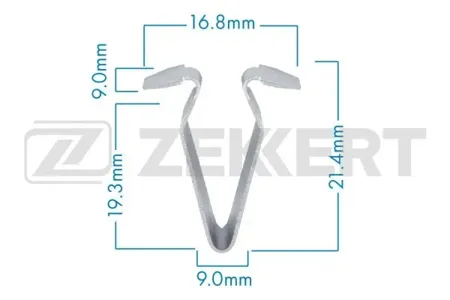ZEKKERT BE3578 Зажим VAG (миним. кол-во заказа 10 шт)