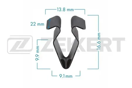 ZEKKERT BE3581 Зажим VAG (миним. кол-во заказа 10 шт)