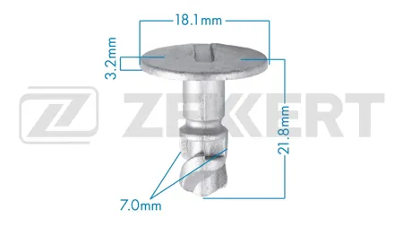 ZEKKERT BE3582 Винт VAG (миним. кол-во заказа 10 шт)