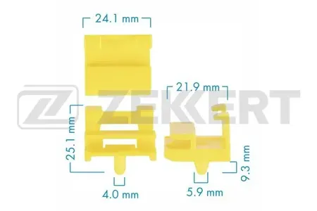 ZEKKERT BE3595 Клипса крепёжная BMW (миним. кол-во заказа 10 шт)