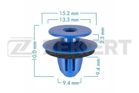 ZEKKERT BE3609 Клипса крепёжная VAG (миним. кол-во заказа 10 шт)