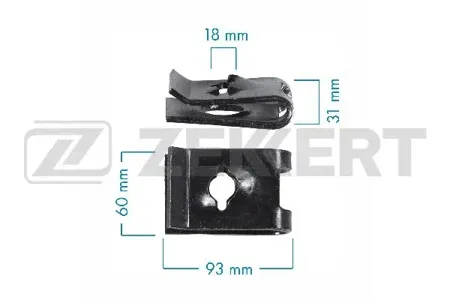 ZEKKERT BE3637 Гайка крепёжная Hyundai (миним. кол-во заказа 10 шт)