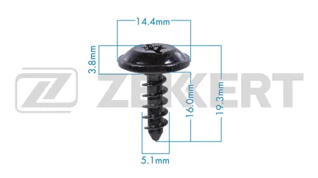 ZEKKERT BE3675 Саморез VAG (миним. кол-во заказа 10 шт)