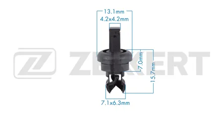 ZEKKERT BE3692 Клипса крепёжная Nissan (миним. кол-во заказа 10 шт)