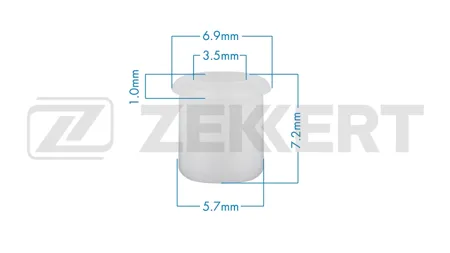 ZEKKERT BE3697 Клипса крепёжная Mercedes (миним. кол-во заказа 10 шт)