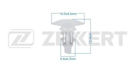 ZEKKERT BE3713 Клипса крепёжная Nissan (миним. кол-во заказа 10 шт)