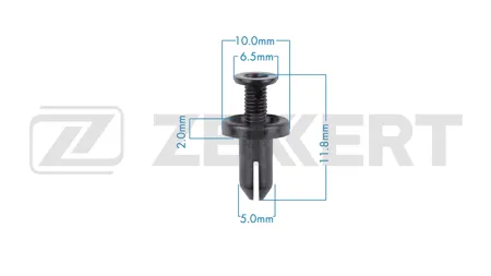 ZEKKERT BE3716 Клипса крепёжная Mazda (миним. кол-во заказа 10 шт)