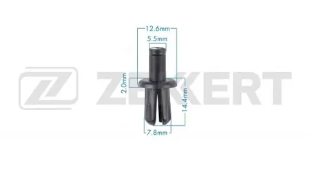ZEKKERT BE3741 Клипса крепёжная Land Rover (миним. кол-во заказа 10 шт)