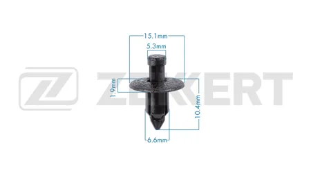 ZEKKERT BE3750 Клипса крепёжная Mitsubishi (миним. кол-во заказа 10 шт)