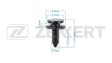 ZEKKERT BE3751 Клипса крепёжная VAG (миним. кол-во заказа 10 шт)