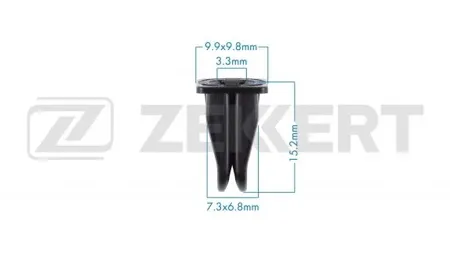 ZEKKERT BE3758 Клипса крепёжная Mercedes , BMW (миним. кол-во заказа 10 шт)