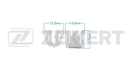 ZEKKERT BE3759 Клипса крепёжная Honda (миним. кол-во заказа 10 шт)