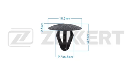 ZEKKERT BE3776 Клипса крепёжная Nissan , Toyota , Joylong, Byd (миним. кол-во заказа 10 шт)