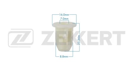 ZEKKERT BE3779 Клипса крепёжная BMW (миним. кол-во заказа 10 шт)