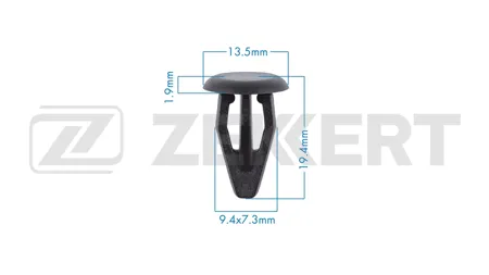 ZEKKERT BE3785 Клипса крепёжная VAG (миним. кол-во заказа 10 шт)