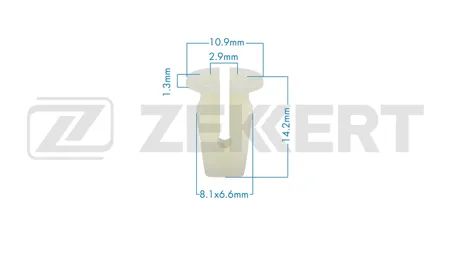 ZEKKERT BE3793 Клипса крепёжная VAG (миним. кол-во заказа 10 шт)