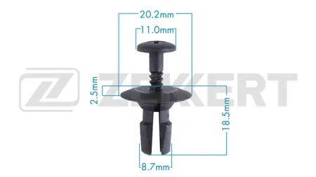 ZEKKERT BE3820 Клипса крепёжная BMW (миним. кол-во заказа 10 шт)