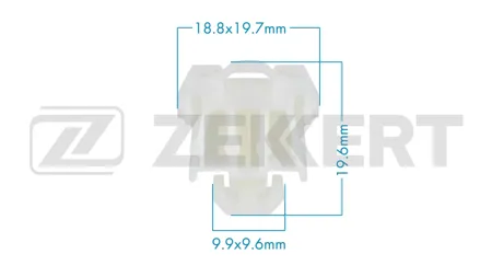 ZEKKERT BE3835 Клипса крепёжная Mercedes (миним. кол-во заказа 10 шт)