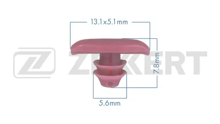 ZEKKERT BE3885 Клипса крепёжная Hyundai (миним. кол-во заказа 10 шт)